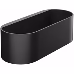 Ripiano di appoggio profondo versione: nera opaca materiale: plastica dimensione: 250 x 100 x 71 mm fissaggio grazie alla tec ...
