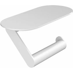 WallStoris - Portarotolo con mensola, bianco opaco 27928700 - Hansgrohe
