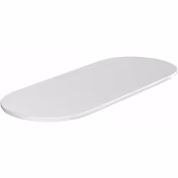 Coperchio per ripiano di appoggio versione: opaca bianca materiale: plastica lunghezza: 250 mm il coperchio impedisce all'acq ...