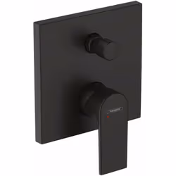 Miscelatore monocomando ad incasso per vasca da bagno senza corpo incasso versione: opaca nera montaggio a muro pressione min ...