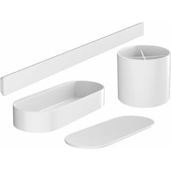 WallStoris - Set di accessori per bagno, bianco opaco 27968700 - Hansgrohe
