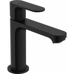 Rebris s - Miscelatore da lavabo, con sistema di scarico, nero opaco 72517670 - Hansgrohe