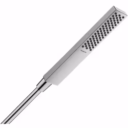 Doccetta a mano Pulsify E colore cromo dimensioni 100 × 25 mm lunghezza 230 mm 1 getto - PowderRain forma quadrata EcoSmart + ...