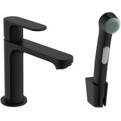 Hansgrohe - Rebris s - Miscelatore da lavabo con doccetta bidet, nero opaco 72215670