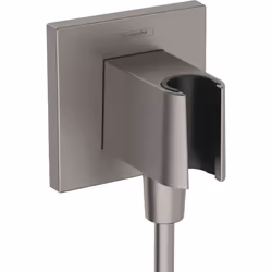 hansgrohe FixFit E 1 x collegamento a parete con alimentazione interna in plastica posizione di tenuta fissa Adatto a tutte l ...