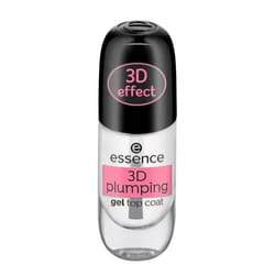 Essence 3D plumping top coat per unghie 8 ml Trasparente