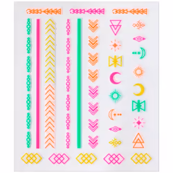 Adesivi per unghie Neon Vibes 1 pz.