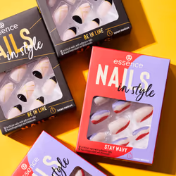 Essence nails in style Unghie per dita della mano Rosa Monocromatico 12 pz