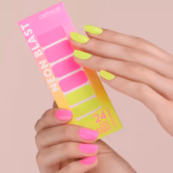 CATRICE Neon Blast Nail Polish Strips stickers per le unghie 24 pz Rosa, Giallo - Vista aggiuntiva 4