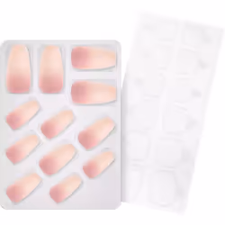 Essence nails in style, Unghie per dita della mano, Rosa, Bianco, Fantasia, 12 pz