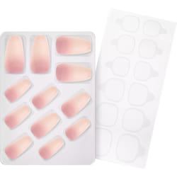 Essence nails in style Unghie per dita della mano Rosa, Bianco Fantasia 12 pz
