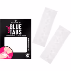 Essence nail GLUE TABS, Bianco, 24 pz