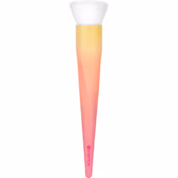 Essence BRUSH IT LIKE IT'S ART, Pennello per fondotinta, Rotondo, Folto, Sintetico, Rosa, Giallo, 1 pz