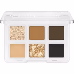 CATRICE Tiny Treasures Eyeshadow Palette, Crema, Levigante, Marrone, Everyday Essentials, 6 colori, Opaco, Metallico, Brillan ...