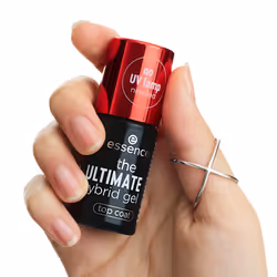 Essence ULTIMATE Hybrid Gel top coat per unghie 8 ml Trasparente - Vista aggiuntiva 4