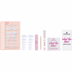 Essence what the fake! PRESS ON NAIL Unghie per dita della mano Bianco Monocromatico 12 pz Scatola - Vista aggiuntiva 2