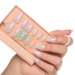 Essence what the fake! PRESS ON NAIL Unghie per dita della mano Bianco Monocromatico 12 pz Scatola - Vista aggiuntiva 5