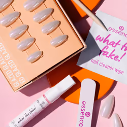 Essence what the fake! PRESS ON NAIL Unghie per dita della mano Bianco Monocromatico 12 pz Scatola - Vista aggiuntiva 8
