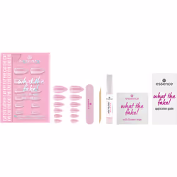 Essence what the fake! PRESS ON NAIL Unghie per dita della mano Rosa Monocromatico 12 pz Scatola - Vista aggiuntiva 2