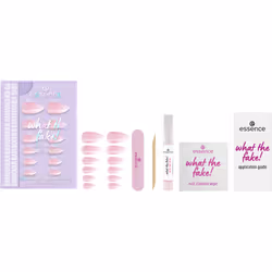 Essence what the fake! PRESS ON NAIL Unghie per dita della mano Rosa Monocromatico 24 pz Scatola - Vista aggiuntiva 2