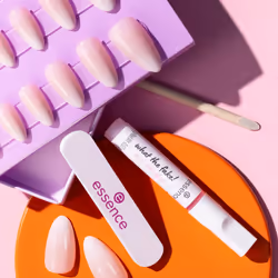 Essence what the fake! PRESS ON NAIL Unghie per dita della mano Rosa Monocromatico 24 pz Scatola - Vista aggiuntiva 7