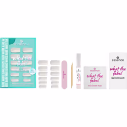 Essence what the fake! PRESS ON NAIL Unghie per dita della mano Bianco Monocromatico 24 pz Scatola - Vista aggiuntiva 2