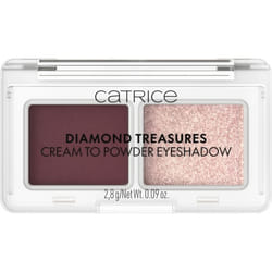 CATRICE Diamond Treasures Eyeshadow ombretto 2,8 g 060 Burgundy Glitz Opaco, Brillante