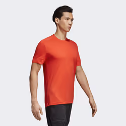Adidas ID Stadium Tee Maglietta Girocollo Manica corta Cotone, Poliestere, Viscosa - Vista aggiuntiva 5