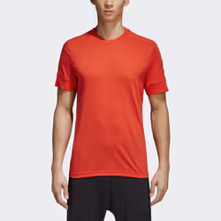 Adidas ID Stadium Tee Maglietta Girocollo Manica corta Cotone, Poliestere, Viscosa - Vista aggiuntiva 3
