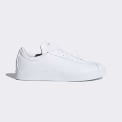 Adidas VL Court 2.0, Femmina, Adulto, Sneaker alla moda, Bianco, Monocromatico, 36.7 (36 2/3)