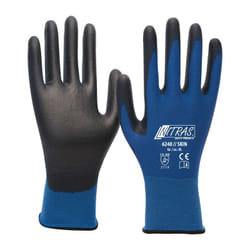 Nitras - Guanti Skin taglia 10 blu/nero en 388 psa ii nylon con pu (Per 12)