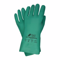 secondo la norma EN 388 · EN 374 · gatto. III · Materiale: Nitrile, vellutato, confezionato in coppia, per contatto con gli a ...