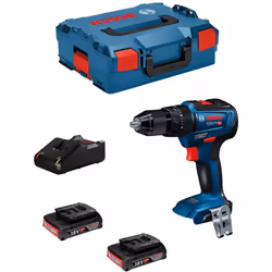 Trapano a Percussione BOSCH GSB 18V-55 Professional - Potente Trapano a Percussione Bosch da 18 V con motore Brushless - Fort ...