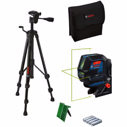 Laser en croix points et lignes 50m BOSCH GCL 2-50 G + trépied BT 150 - 0601066M01 Description du produit Le laser combiné GC ...