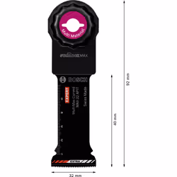 Bosch 2 608 900 032 accessorio per apparato multifunzione Lama da taglio a immersione