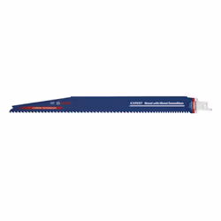 Bosch 2 608 900 402, Lama per sega universale, In legno duro, Legno con chiodi, Carburo, Blu, Rosso, 25 cm, 5-7
