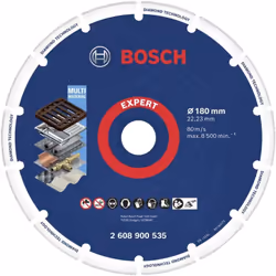 Dettagli tecnici Dimensione, Ø 180 mm Indicazione di quantità (solo per elementi - LOV) 1 pezzo Modello Bosch Bosch Professio ...