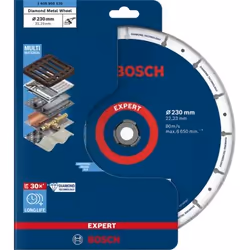 Bosch 2 608 900 536 fornitura per utensili rotanti per molatura/levigatura Ghisa, Metallo, Plastica, Acciaio inox, Acciaio Disco da taglio