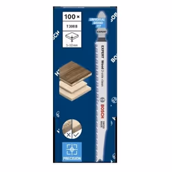 Bosch 2 608 900 553 lama per sega a gattuccio, sega a traforo e sega universale Lama per seghetto alternativo Acciaio al carbonio (HCS) 100 pz - Vista aggiuntiva 6