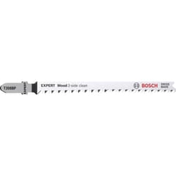 Bosch Accessories 2608900558 LAMA per seghetto alternativo EXPERT ‘Wood 2-side clean' T 308 BP, 5 pezzi 5 pz.
