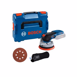 Bosch GEX 18V-125 Professional Levigatrice orbitale casuale 10000 Giri/min 20000 OPM Nero, Blu, Grigio, Rosso - Vista aggiuntiva 7