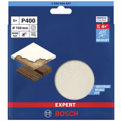 Dettagli tecnici Caratteristiche abrasive non perforato Dimensione dei grani 400 Dimensione, Ø 150 mm Modello Bosch Bosch Pro ...