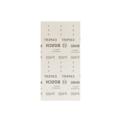 Bosch - Professional 10x Expert M480 carta abrasiva (per legno duro, vernice su legno, 93x186 mm, 400 grana, accessori per levigatrice orbitale)