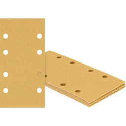 Bosch - Professional 10x Carte abrasive Expert C470 con 8 fori (per Legno duro, Vernice su legno, 93x230 mm, Grana 60, accessorio Levigatrice