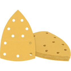 Bosch Accessories 10x Carte abrasive Expert C470 con 11 fori (per Legno duro, Vernice su legno, 102x62, 93 mm, Grana 40, accessorio Levigatrice