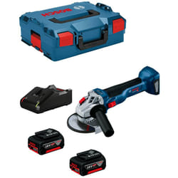 Smerigliatrice BOSCH GWS 18V-10 (2 x 4,0 Ah + GAL18V-40 + L-Boxx 136)