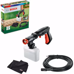 Bosch Idropulitrice Kit di pulizia a 360° Pistola ad alta pressione a 360° per pulizia universale di ambienti esterni e raggi ...