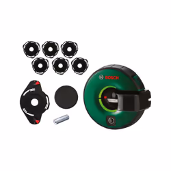 Bosch Atino, 1,7 m, 270°, 630 - 650 nm (< 10 mW), Livella lineare, Nero, Verde, Batteria