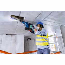 Bosch GBH 18V-36 C Professional 500 Giri/min SDS-max 5,1 kg Nero, Blu - Vista aggiuntiva 5