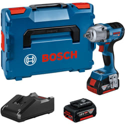 Avvitatore a impulsi a batteria Bosch GDS 18V-450 HC, 2x 5,0 Ah + caricabatterie in L-BOXX